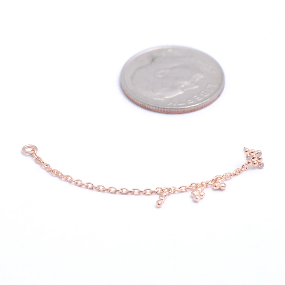 This & That Lasso Press-fit End in Rose Gold from Pupil Hall